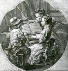 Eine Allegorie der Musik, La Musique, 1756